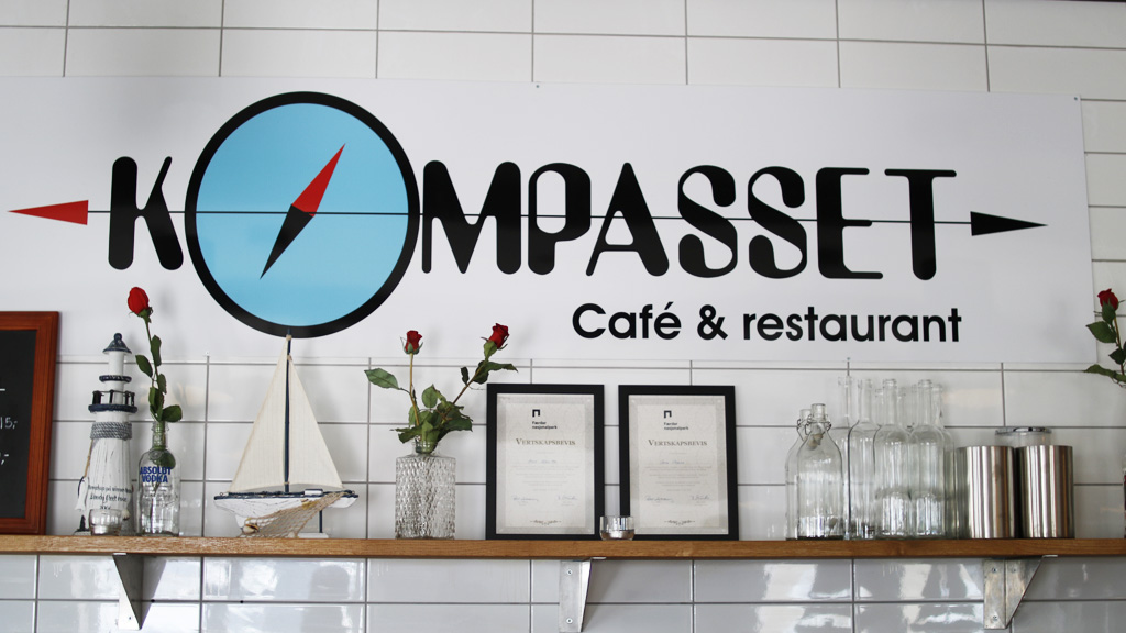 Kompasset Café og restaurant er stengt for sesongen